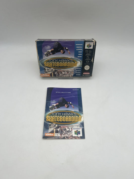Tony Hawk's Skateboarding - Nintendo 64 - N64 - Leerkarton - NUR OVP + Anleitung
