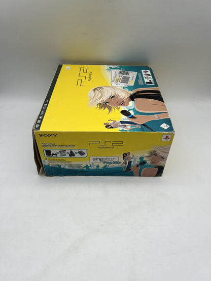 Sony PlayStation 2 PS2 Slim Leerkarton Nur OVP - Ohne Konsole - Singstar Edition