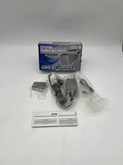 Nintendo GameBoy Advance AC-DC Adapter Set Netzteil Kabel in OVP GBA