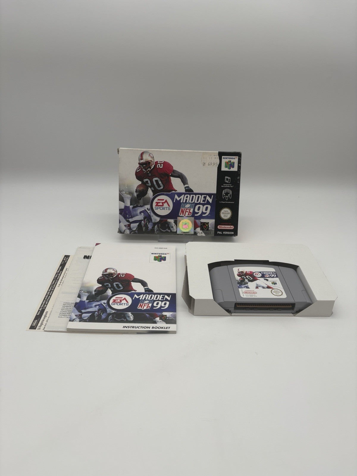 Madden NFL 99 (Nintendo 64) - N64 - OVP + Anleitung - Original