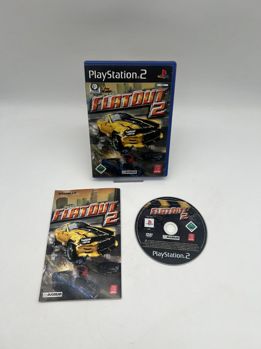 FlatOut 2 - Sony PlayStation 2 - PS2 - OVP + Anleitung