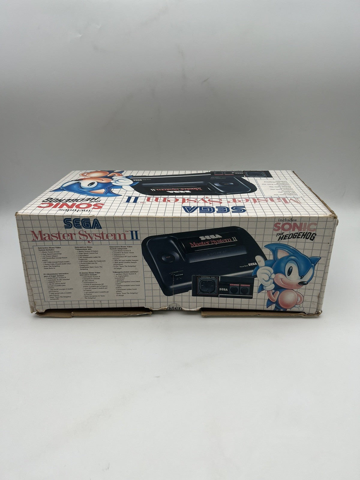 Sega Master System II 2 - Konsole - Sonic The Hedgehog - OVP - Retro