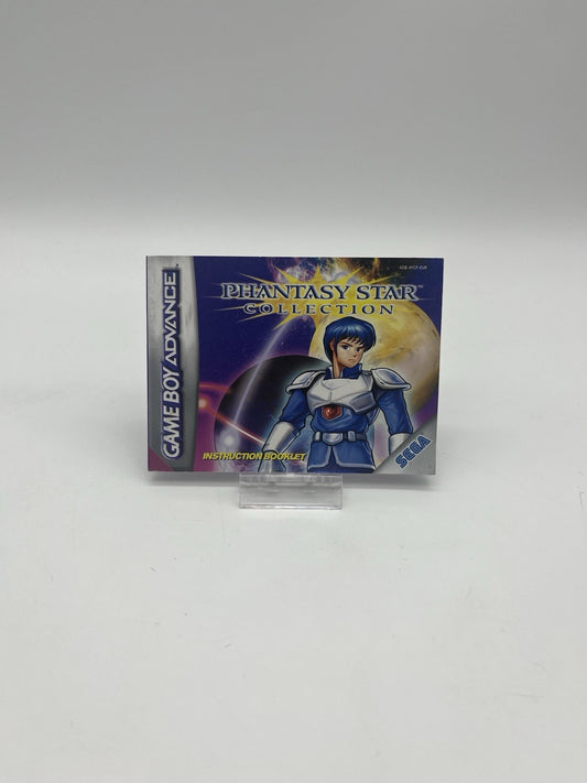 Phantasy Star Collection - Nintendo GameBoy Advance - GBA - Nur Anleitung