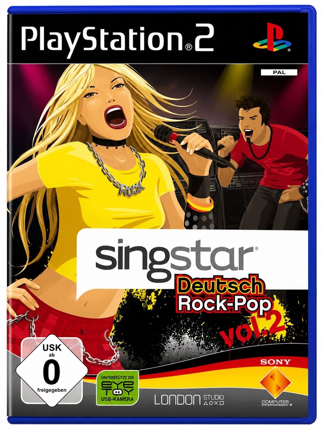 Singstar Spiele Sony Playstation 2 Ps2 Mikrofone Party Rocks Pop Auswahl