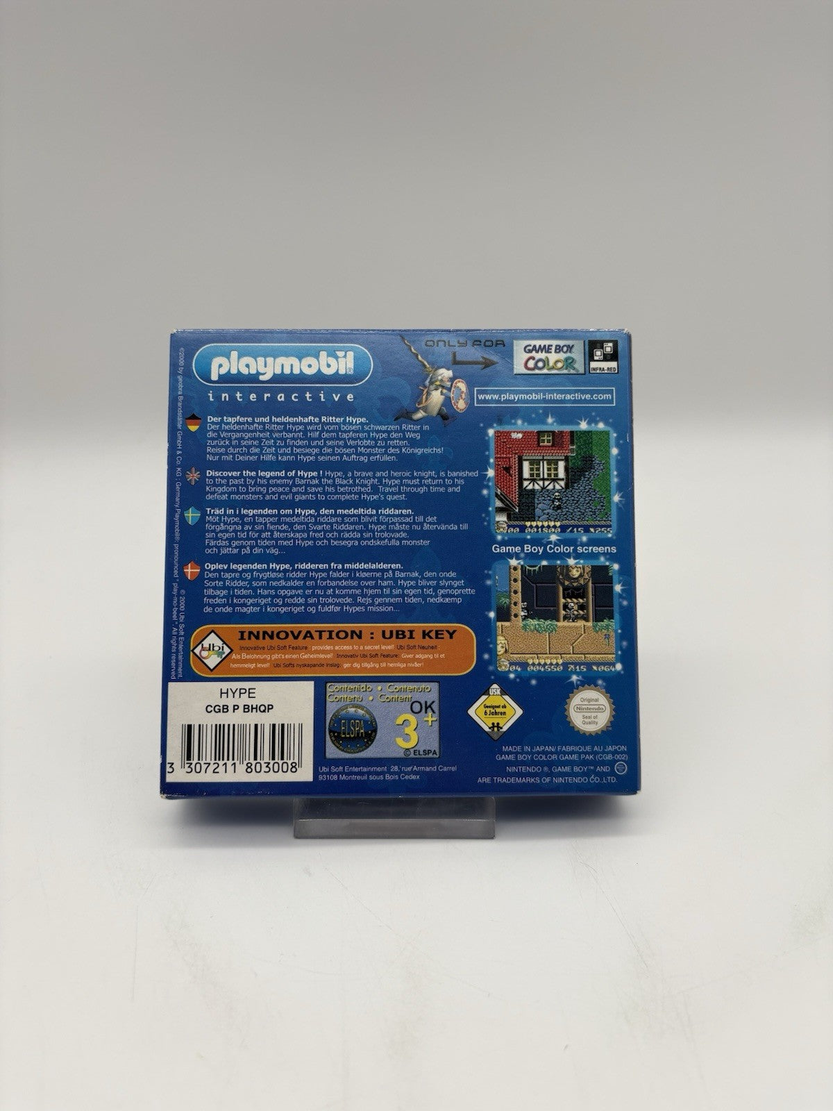 Playmobil: Hype - The Time Quest (Nintendo GameBoy Color) - OVP + Anleitung