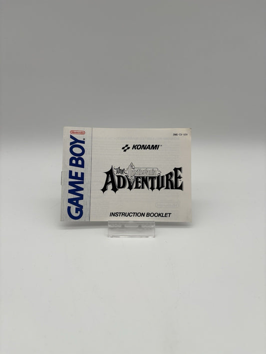 The Castlevania Adventure - Nintendo Gameboy Classic - USA - Nur Anleitung