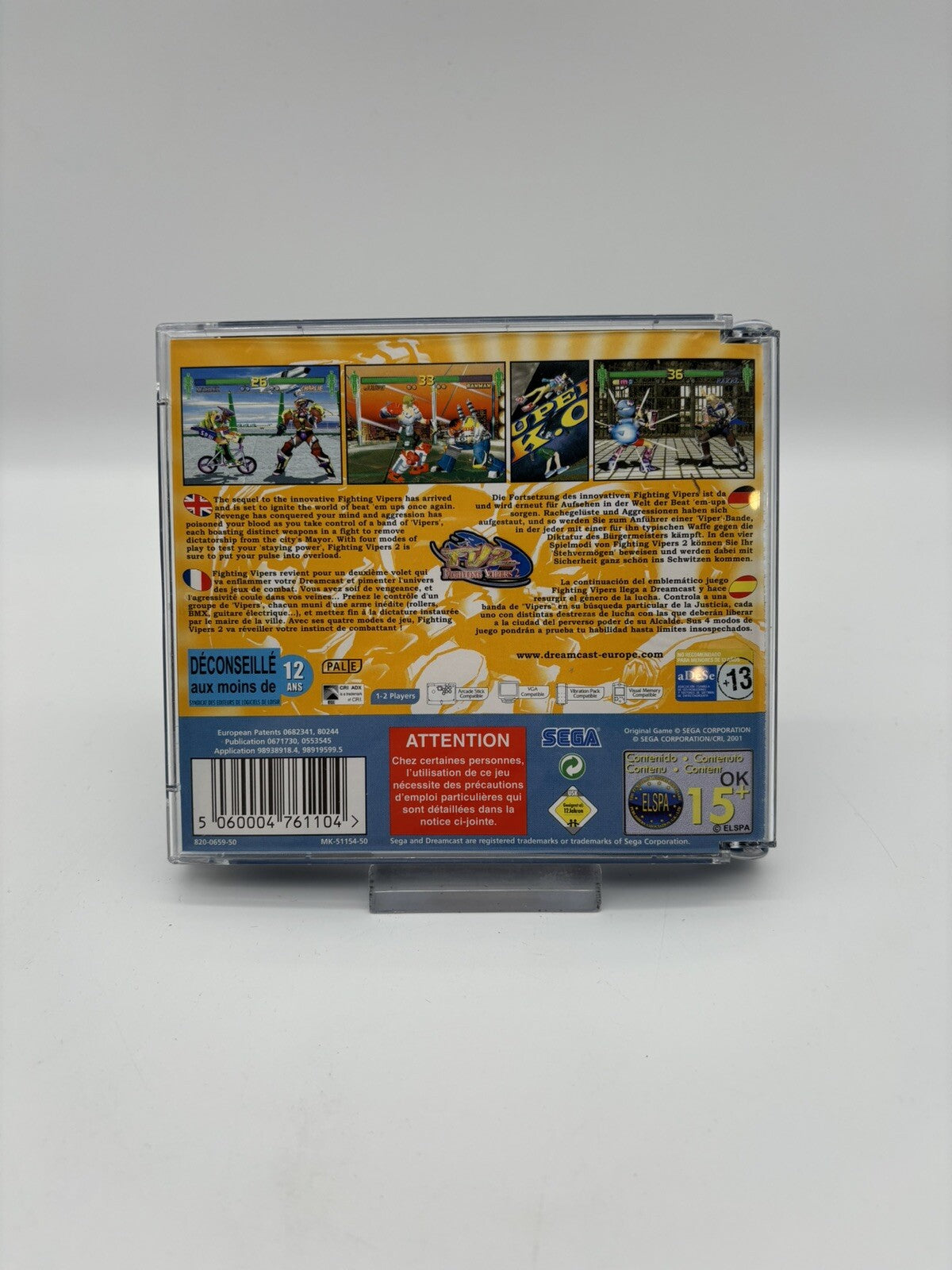 Fighting Vipers 2 - Sega Dreamcast - OVP + Anleitung