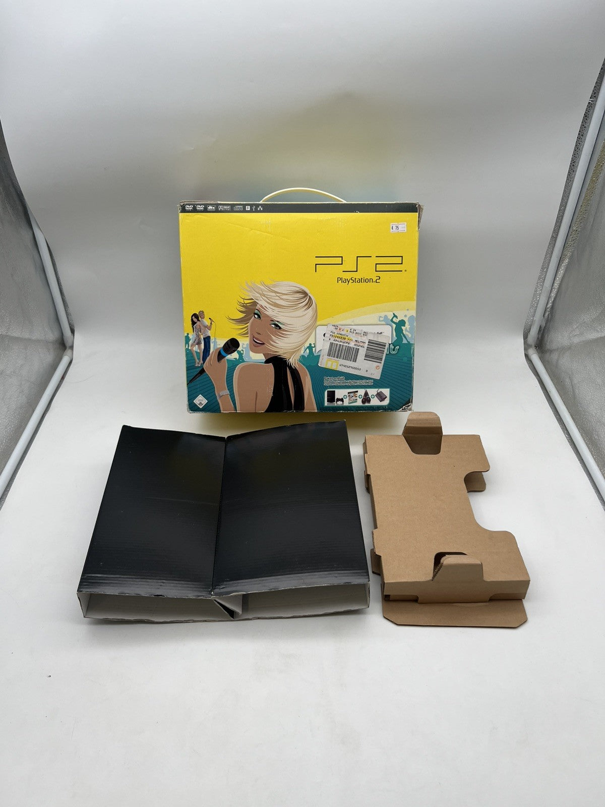 Sony PlayStation 2 PS2 Slim Leerkarton Nur OVP - Ohne Konsole - Singstar Edition