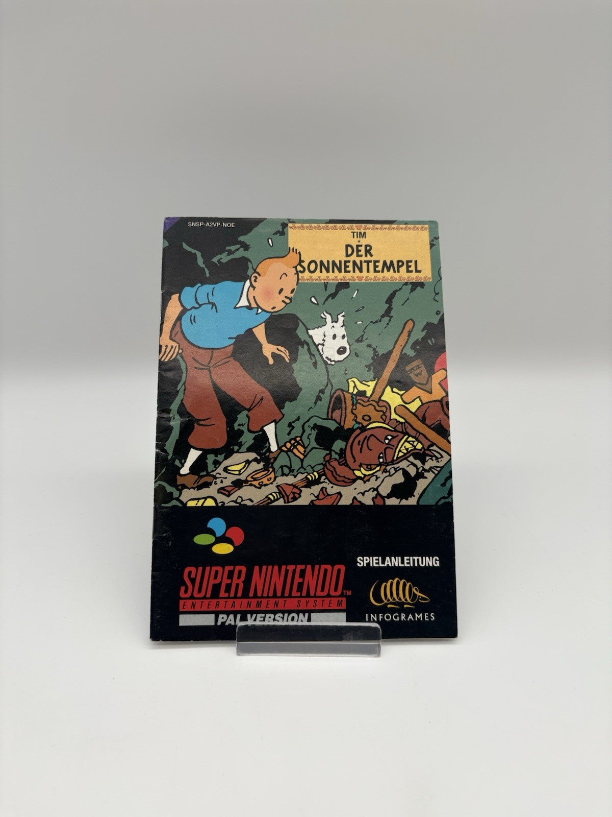 Tim Der Sonnentempel - Super Nintendo - SNES - Nur Anleitung