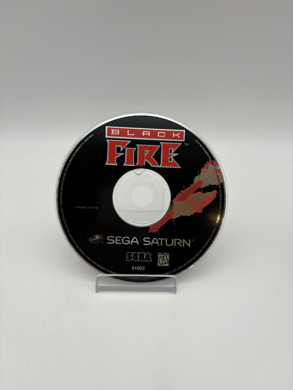 Black Fire - Sega Saturn - NTSC-U/C - Nur CD