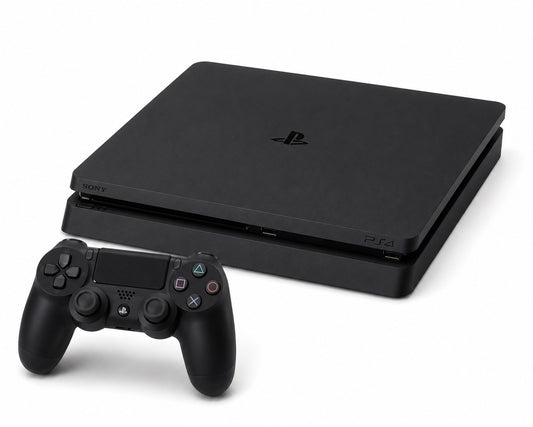 Sony Playstation 4 PS4 Slim Konsole Spielekonsole Schwarz - Konsole - Controller