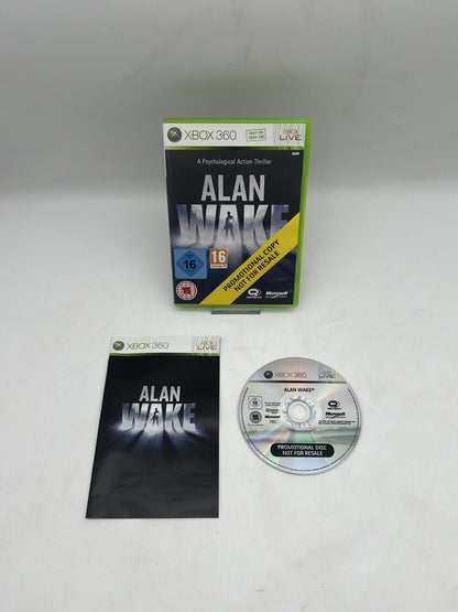 Alan Wake - Microsoft Xbox 360 - Promo CD - OVP + Anleitung - Selten