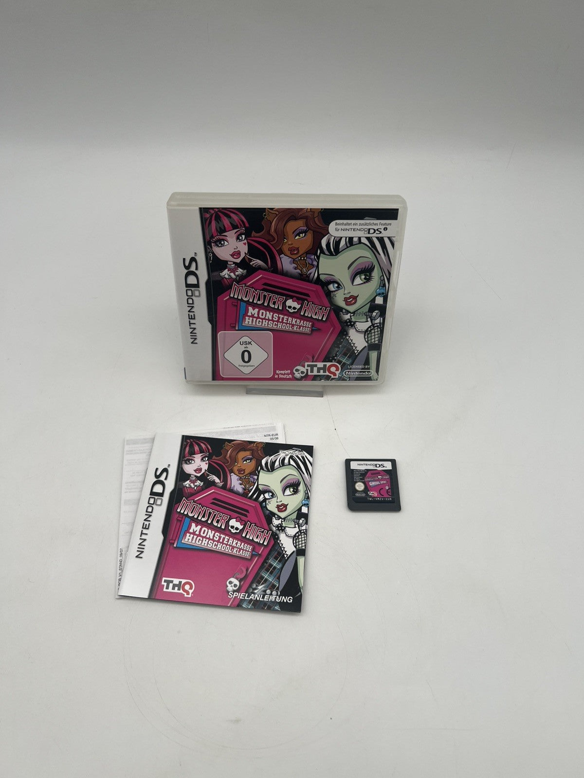 Monster High: Monsterkrasse Highschool-Klasse! - Nintendo DS - OVP + Anleitung