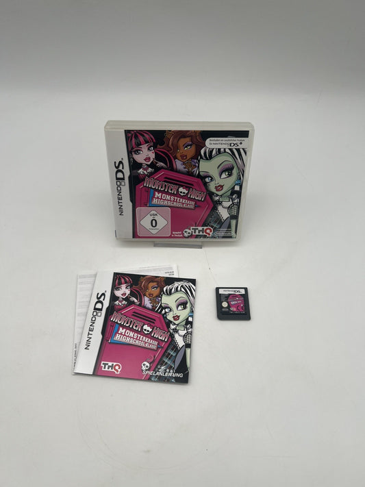 Monster High: Monsterkrasse Highschool-Klasse! - Nintendo DS - OVP + Anleitung