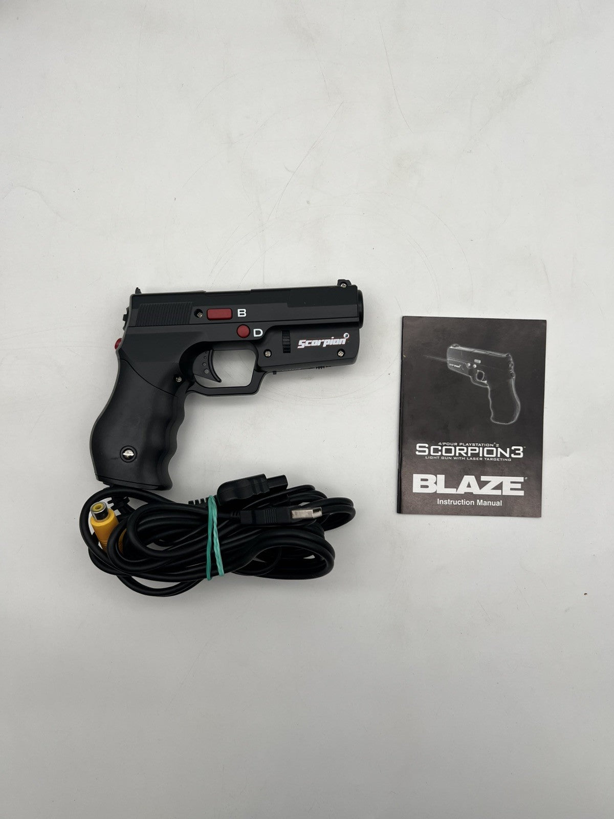 Scorpion 3 Lightgun – pistole für Sony PlayStation 2 -  (PS1 PS2) - OVP - Gun