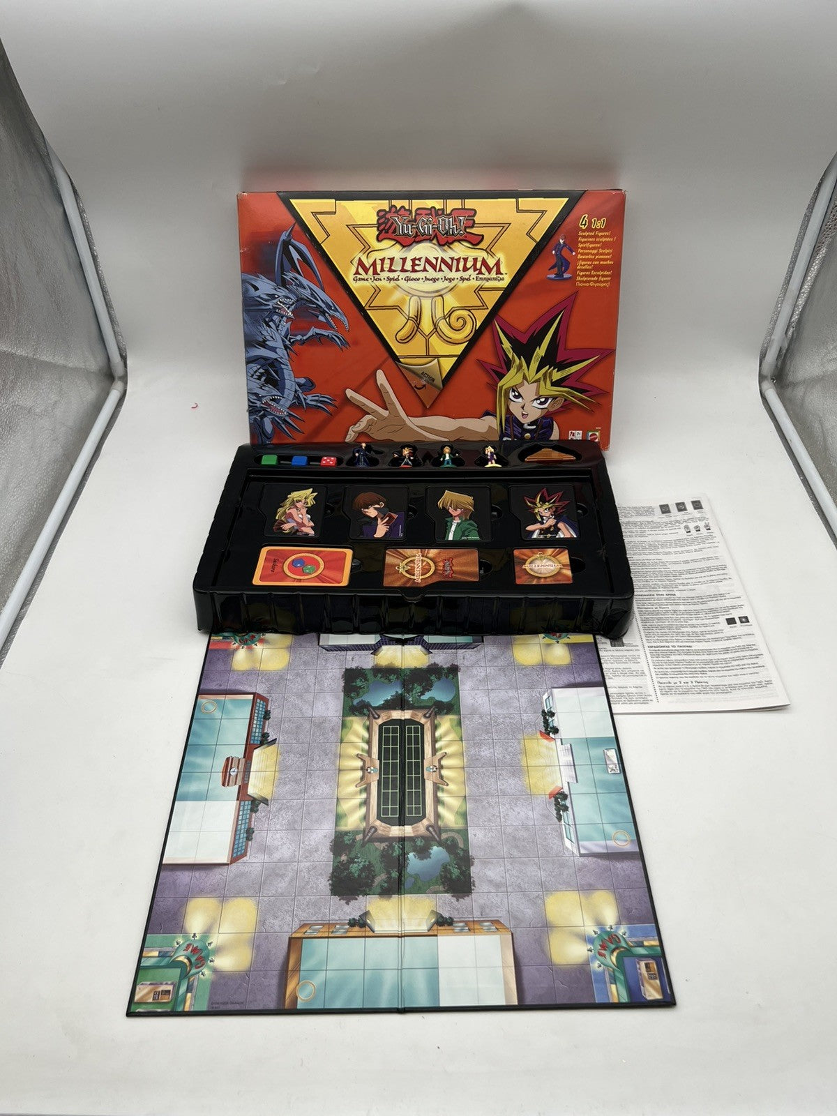 Yu-Gi-Oh! Millenium Brettspiel Gesellschaftsspiel Mattel 2002  Vollständig