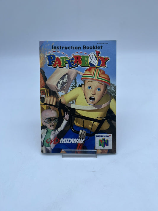 Paperboy - Nintendo 64 - N64 - Nur Anleitung - Top