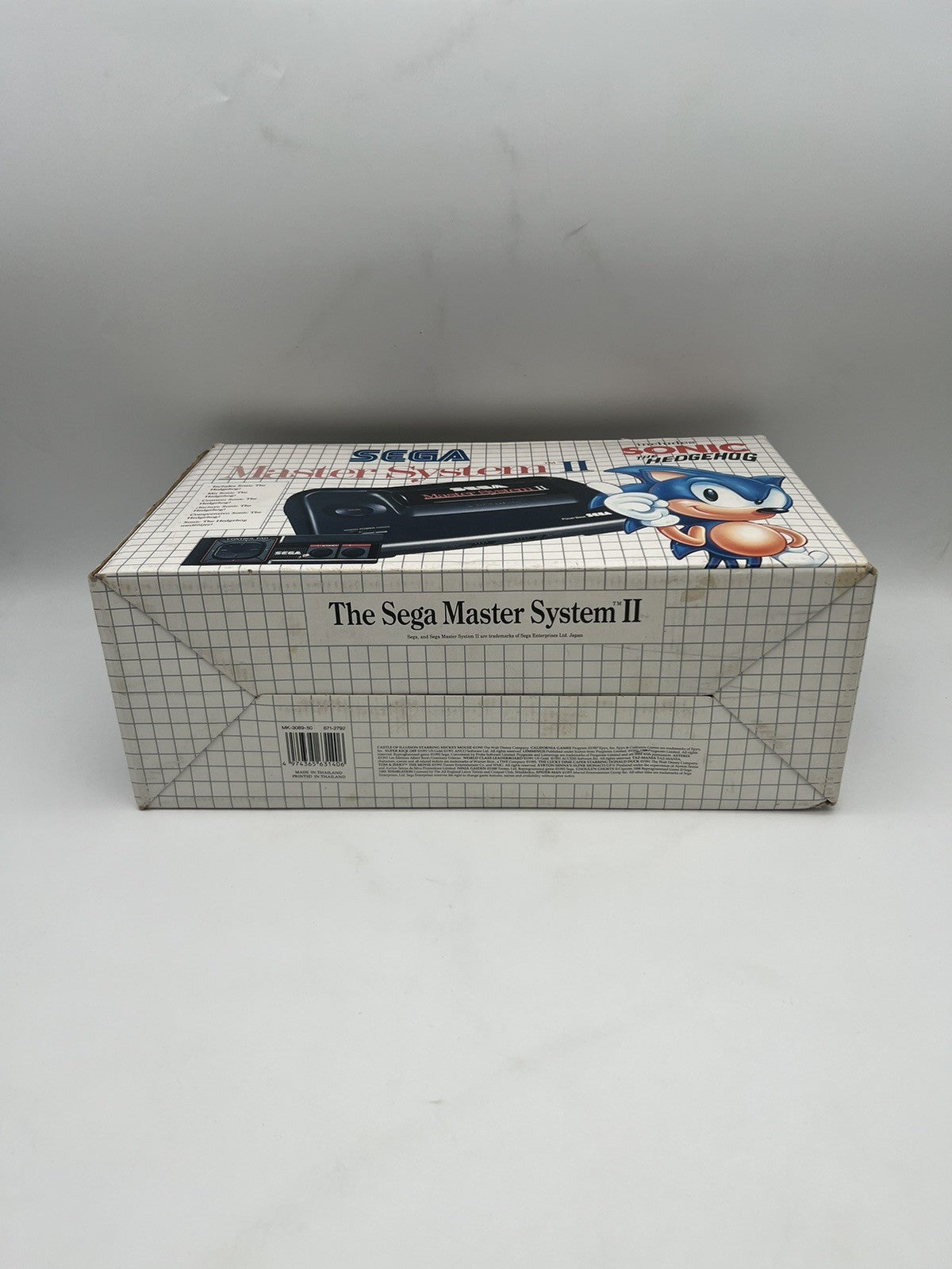 Sega Master System II 2 - Konsole - Sonic The Hedgehog - OVP - Retro