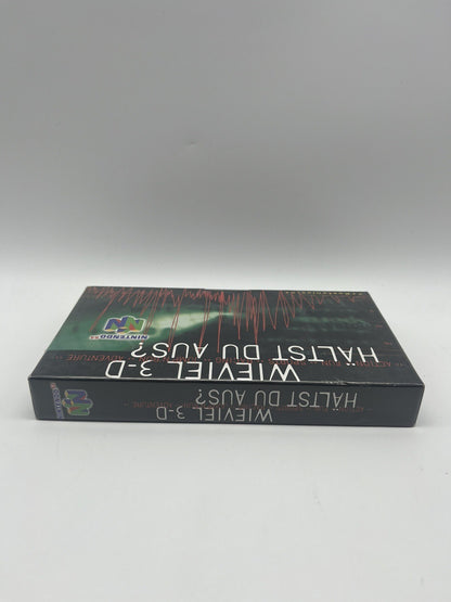 VHS Nintendo 64 N64 Demo OVP Wieviel 3-D hältst du aus ? Promo Merchandise NEU