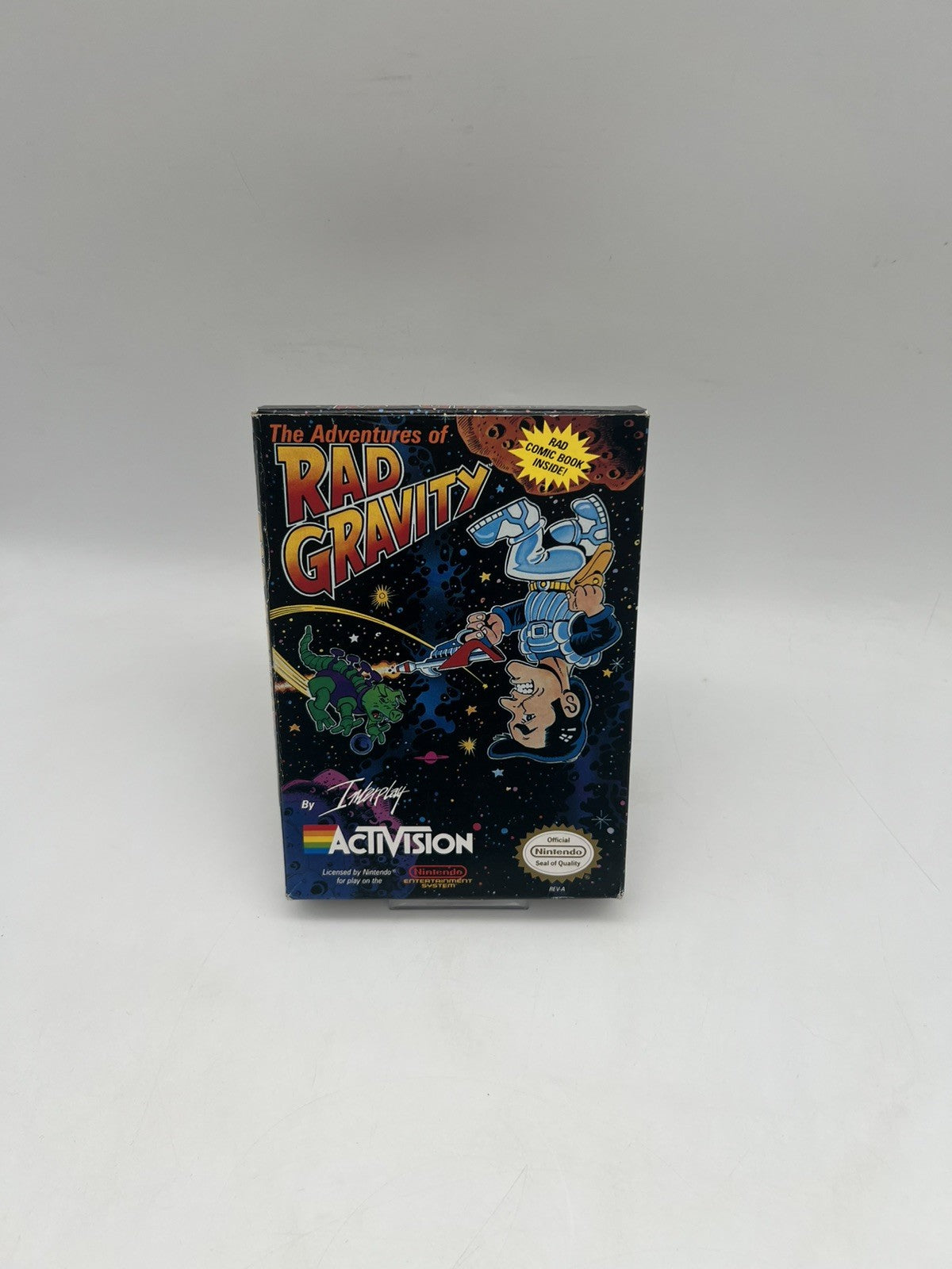 Rad Gravity - Nintendo NES - Leerkarton - OVP + Anleitung - OHNE SPIEL