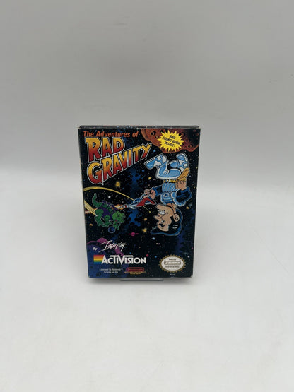 Rad Gravity - Nintendo NES - Leerkarton - OVP + Anleitung - OHNE SPIEL