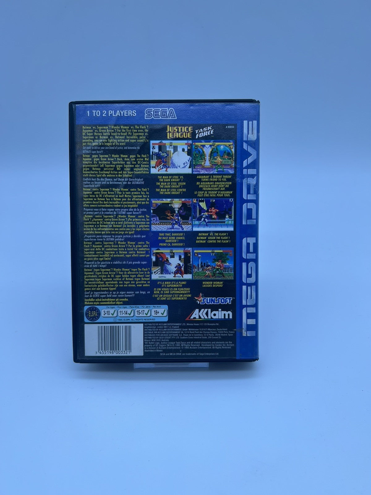 Justice League Task Force - Sega Mega Drive - Original
