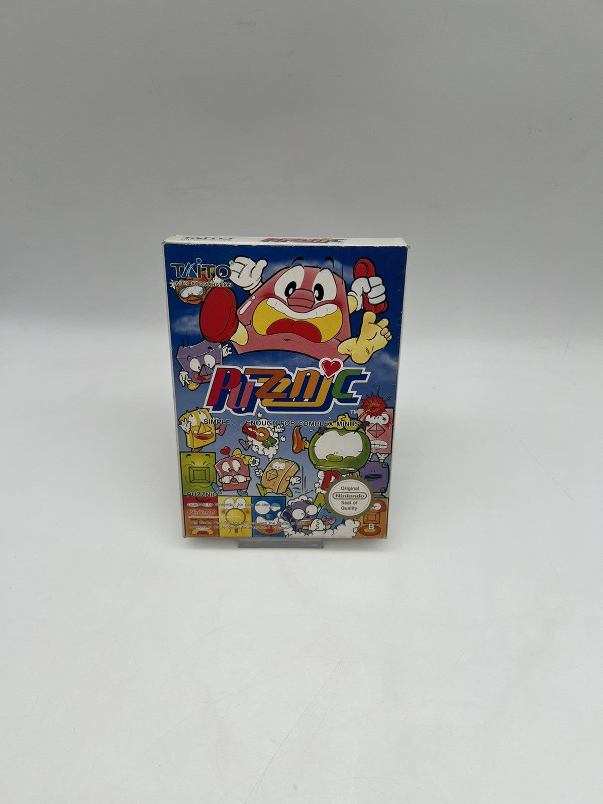 PUZZNIC - Nintendo Nes - Leerkarton - OVP + Anleitung - Ohne Spiel