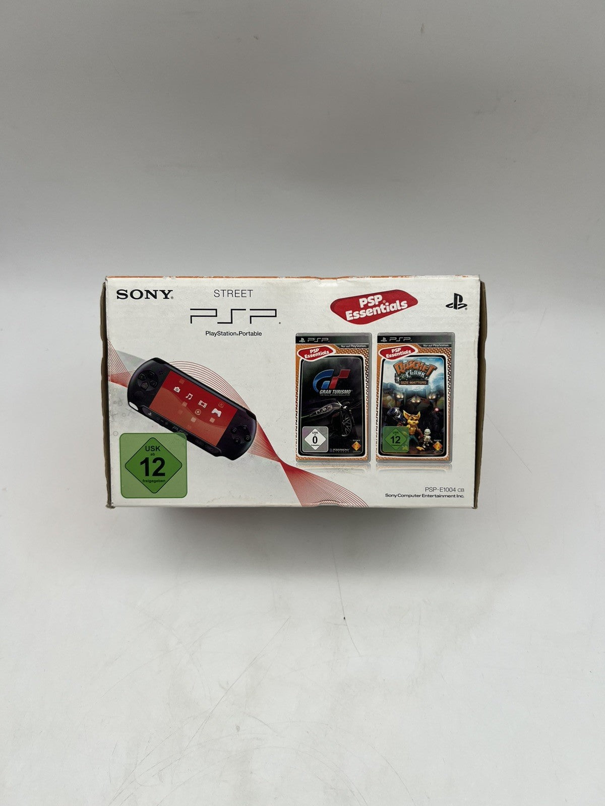 Sony Playstation Portable PSP Handheld Konsole  + Spiele - Street - OVP Schwarz