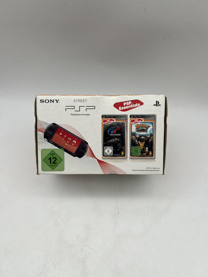 Sony Playstation Portable PSP Handheld Konsole  + Spiele - Street - OVP Schwarz
