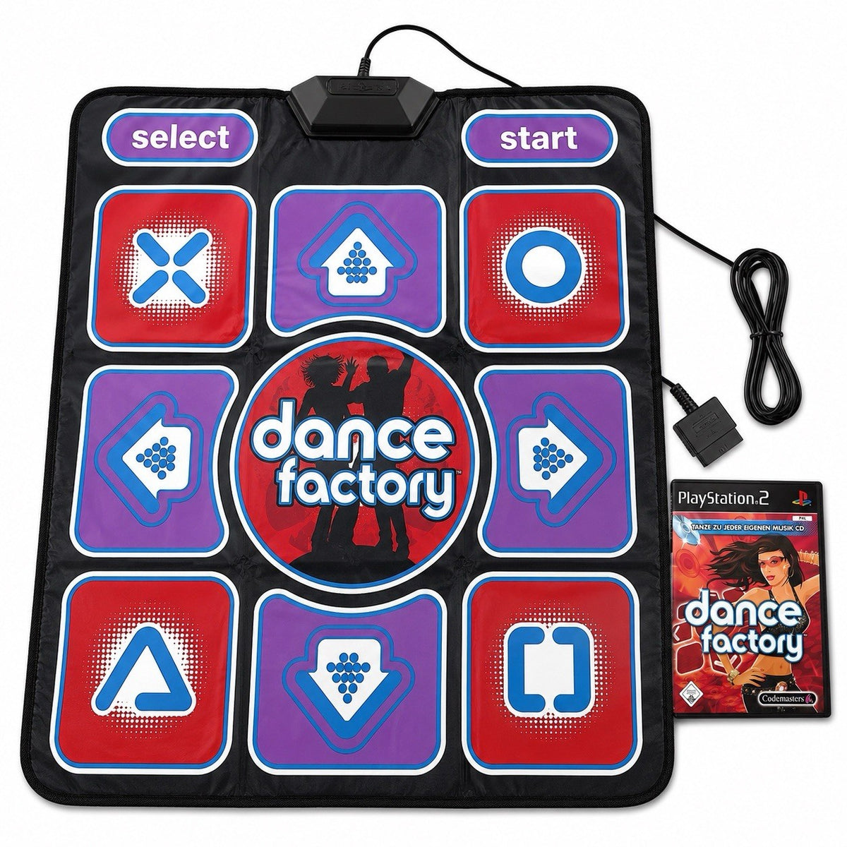 Dance Factory - Sony Playstation 2 Ps2 Spiel -  inkl. Tanzmatte
