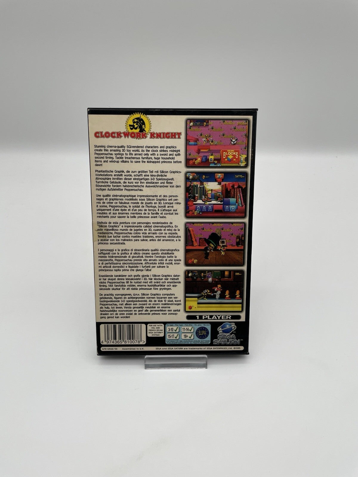 Clockwork Knight - SEGA Saturn - OVP + Anleitung
