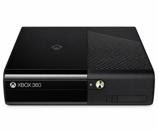 Microsoft Xbox 360 E Konsole - schwarz - Nur Konsole + Alle Kabeln