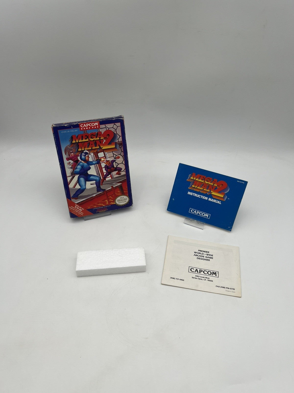Mega Man 2 - Nintendo Nes - Leerkarton - OVP + Anleitung - Ohne Spiel