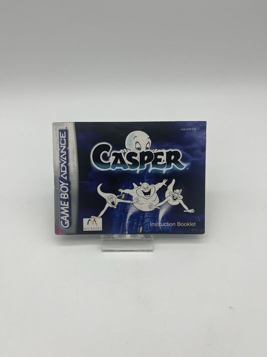 Casper - Nintendo GameBoy Advance - GBA - Nur Anleitung - Original