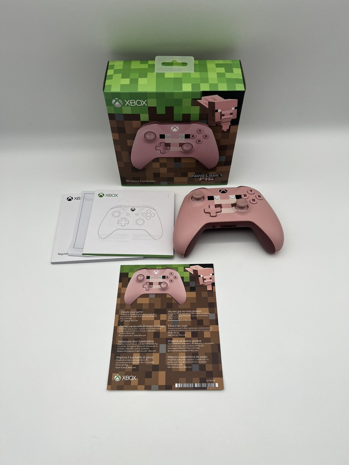 Microsoft Xbox One Controller - Minecraft Edition - Pig Edition - OVP