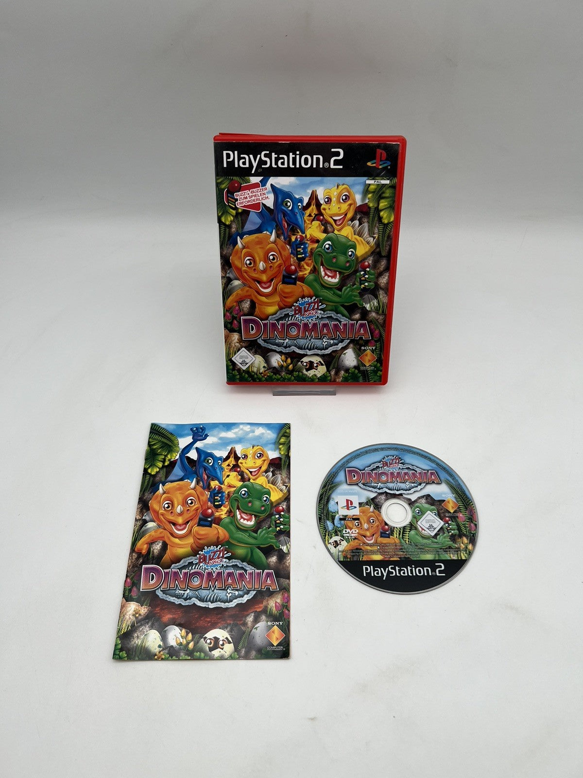 Buzz! Junior: Dinomania - Sony PlayStation 2 - PS2 - inkl. original Buzz Buzzer
