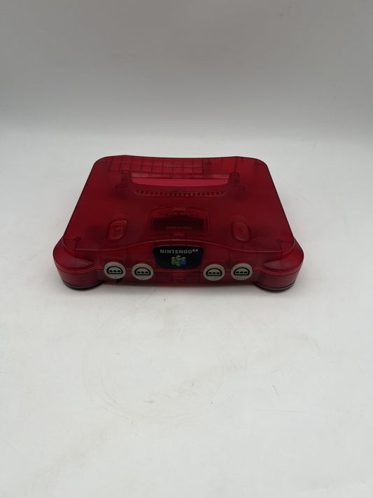 Nintendo 64 N64 Konsole - Watermelon Wassermelone rot Transparent - Nur Konsole