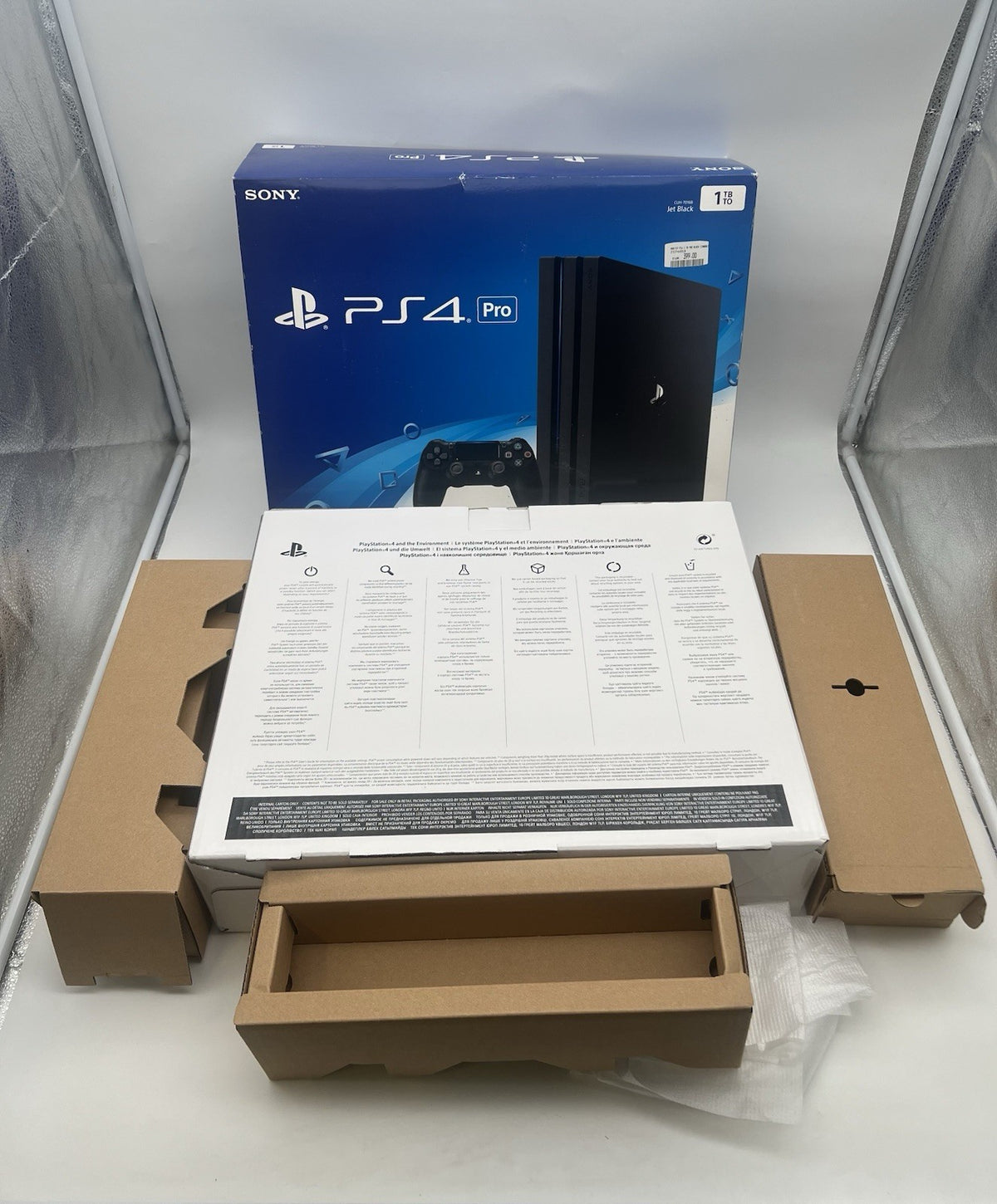 Sony Playstation 4 Pro PS4 Leerkarton Nur OVP Ohne Konsole Nur Leerverpackung