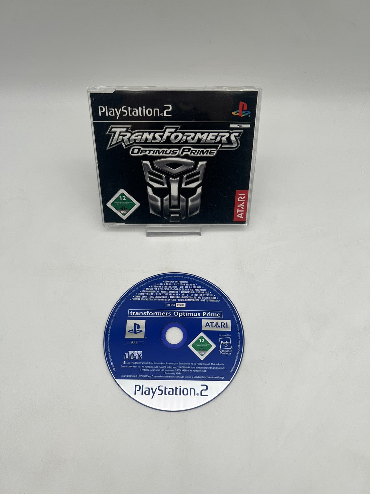 Transformers Optimus Prime - Sony PlayStation 2 - PS2 - Promo