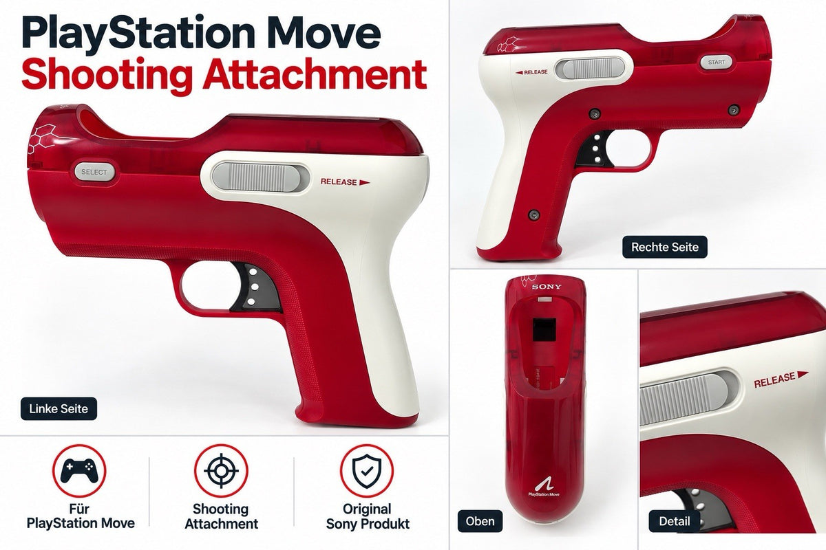PS3 - Playstation 3 - original Sony Move Shooting Attachment | CECH-ZGA1E