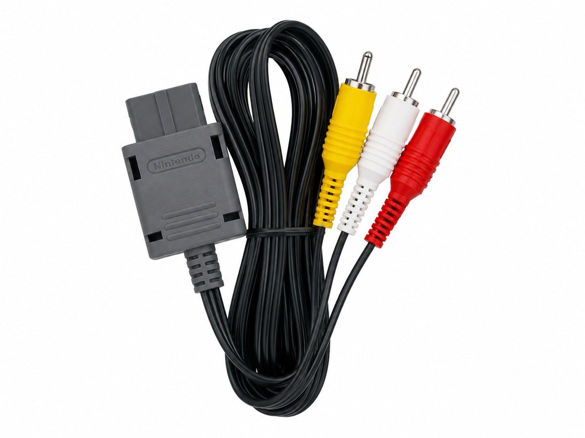 Original Nintendo Fernseher TV Kabel Cinch - N64 - SNES - GameCube - AV Kabel