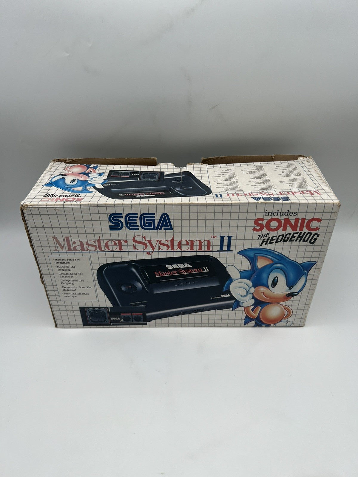 Sega Master System II 2 - Konsole - Sonic The Hedgehog - OVP - Retro