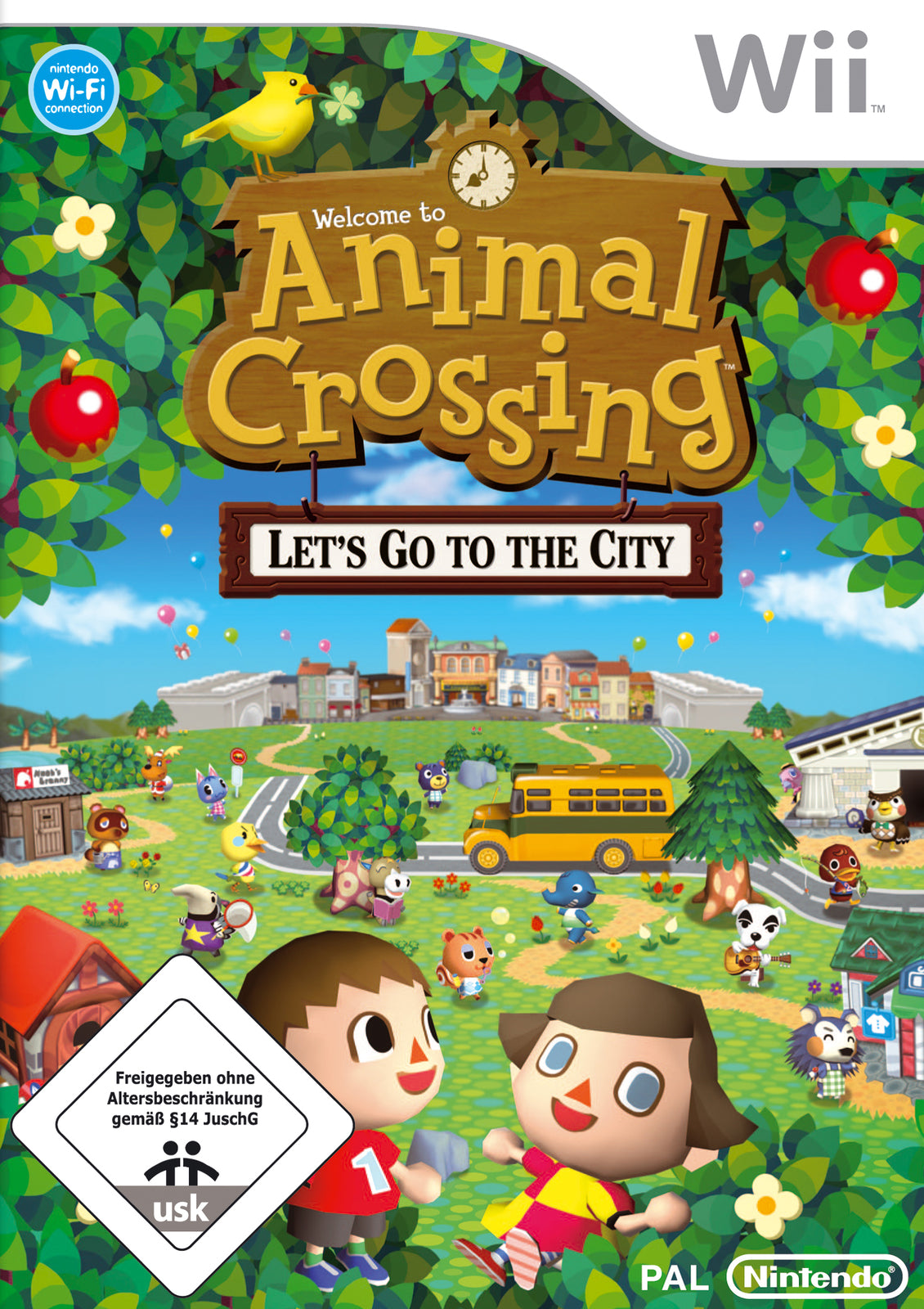 Animal Crossing Let's Go to The City - Nintendo Wii - OVP + Anleitung