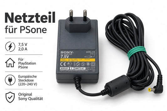 Sony PS1 One Slim / Playstation 1 Netzteil AC Adaptor / 7.5 V SCPH-114 Original