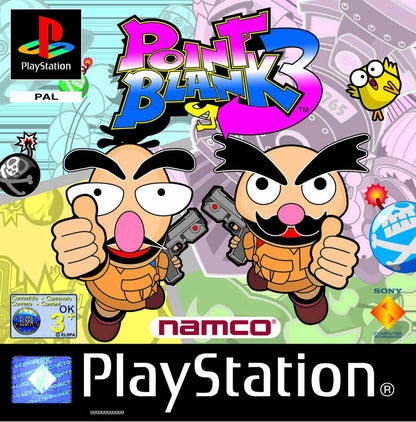 Point Blank 3 - Sony PlayStation 1 - PS1 - Leerhülle - Ohne Spiel