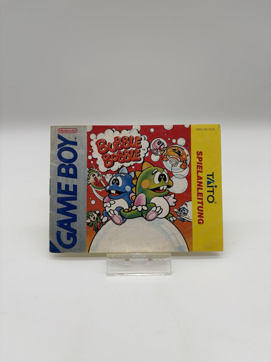 Bubble Bobble - Nintendo GameBoy Classic - Nur Anleitung - Original
