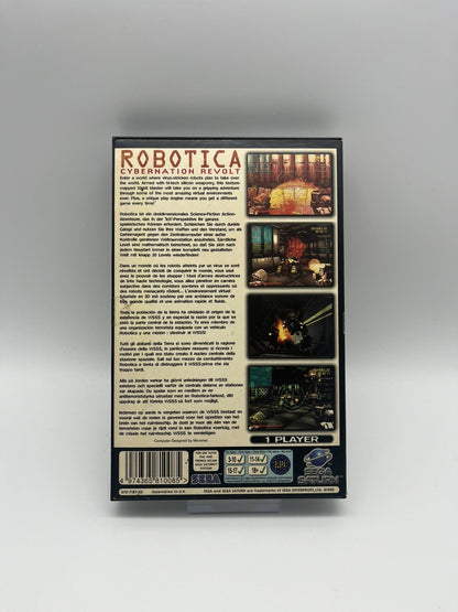 Robotica Cybernation Revolt  - SEGA Saturn - OVP und Anleitung