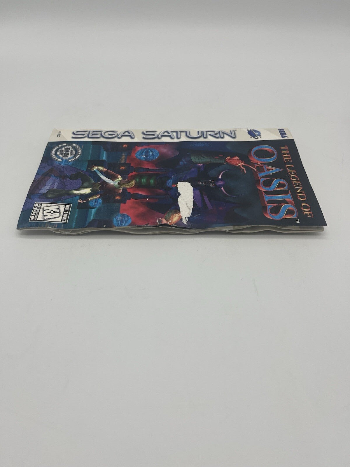 The Legend Of Oasis Sega Saturn - OVP Beschädigt + Anleitung Beschädigt NTSC-U/C