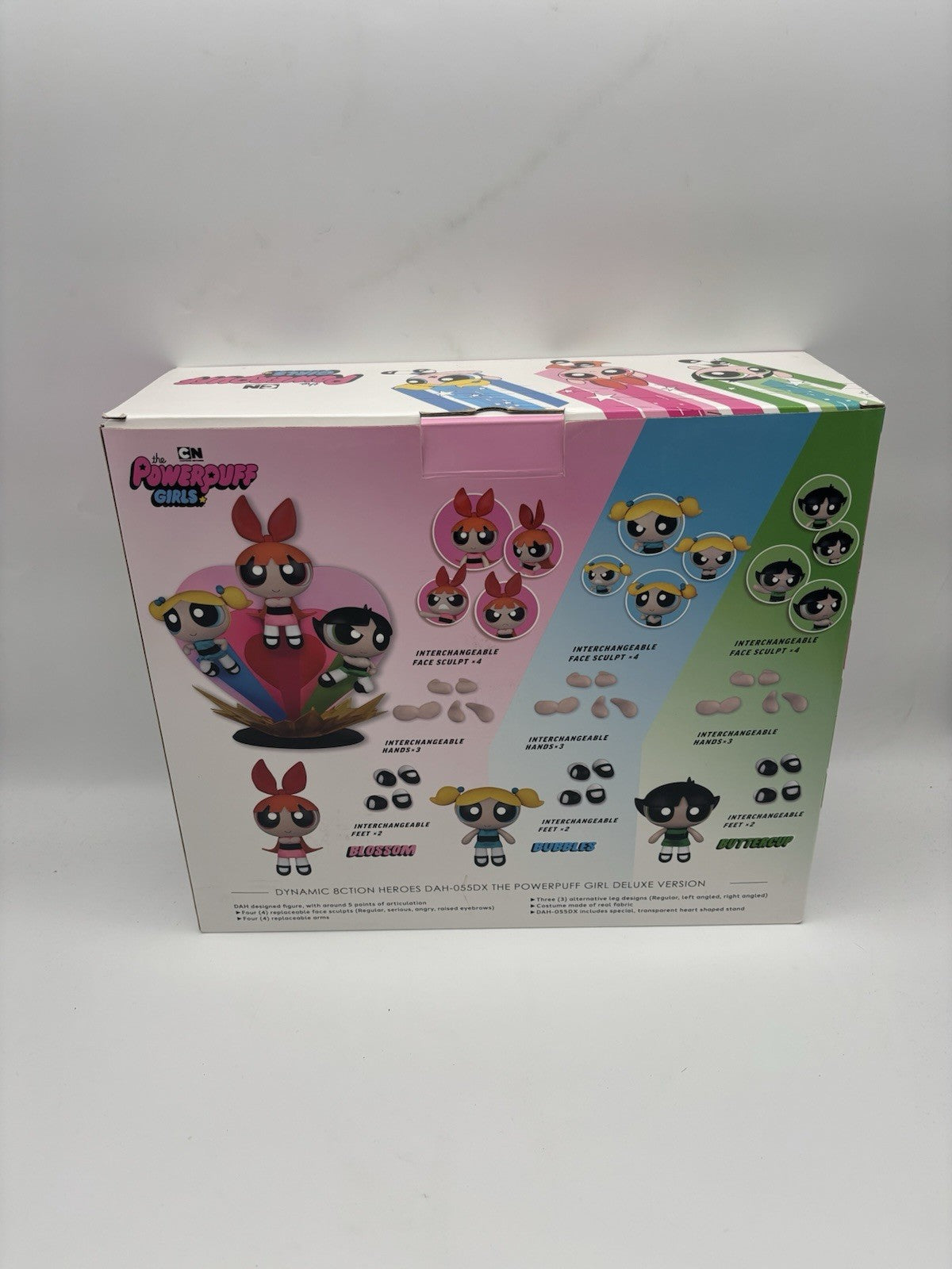 The Powerpuff Girls DX Version - Actionfiguren-Set - Austauschbare Teile - NEU
