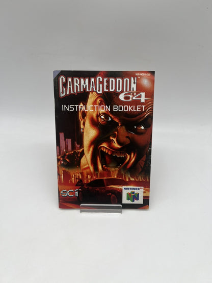 Carmageddon 64 - Nintendo N64 - N64 - Nur Anleitung